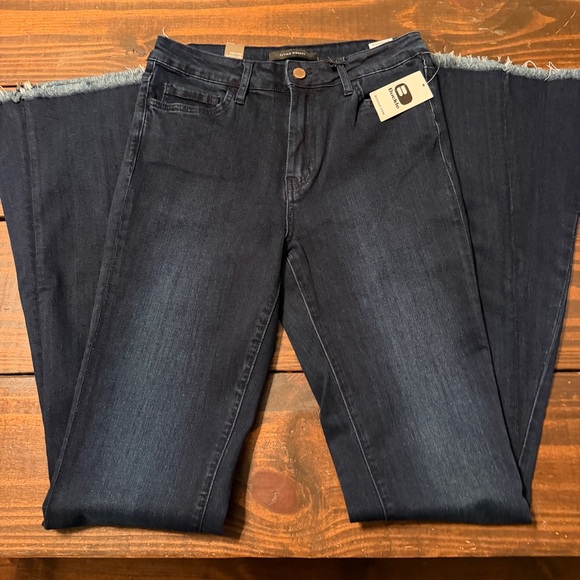 Flying Monkey Dark Indigo Flare Jeans - Picture 4 of 5
